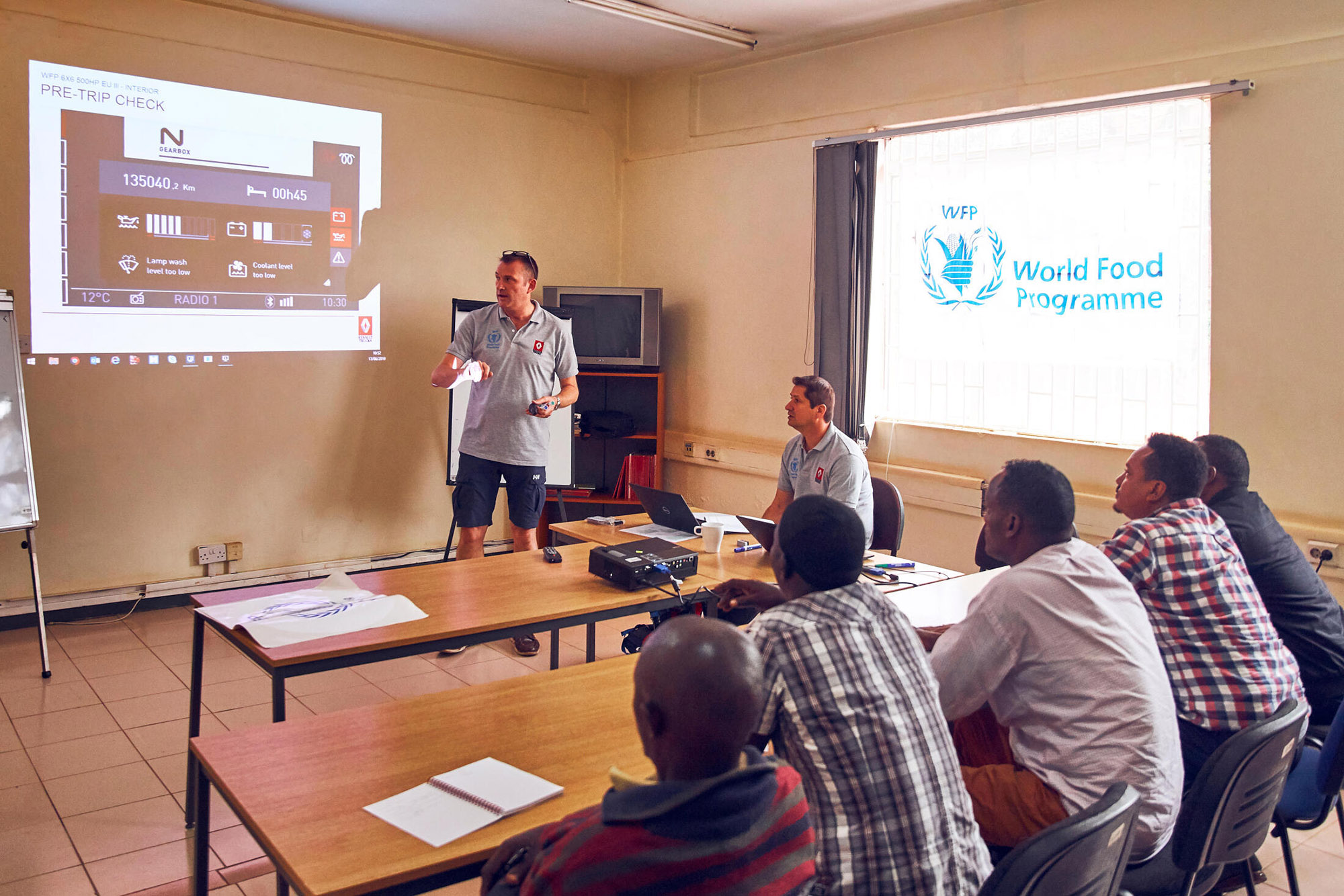 Renault Trucks au cœur de la logistique humanitaire avec le World Food Programme depuis 2012